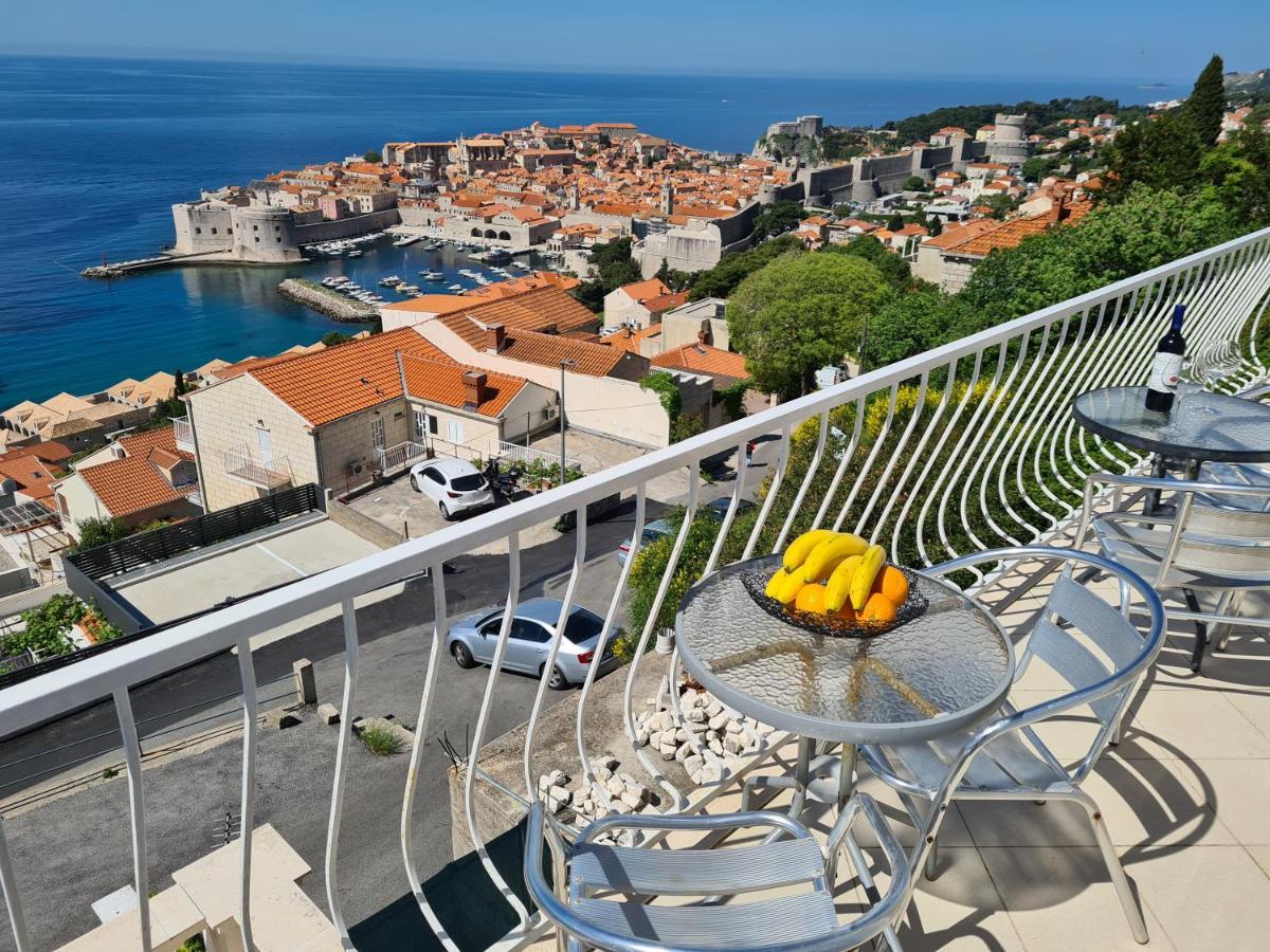 Panoramic Sea And Old Town View Dubrovnik Apartment Екстериор снимка