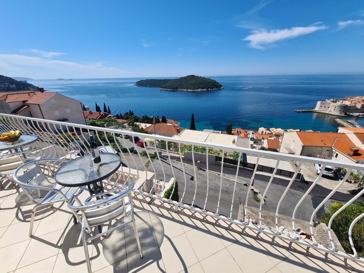 Panoramic Sea And Old Town View Dubrovnik Apartment Екстериор снимка