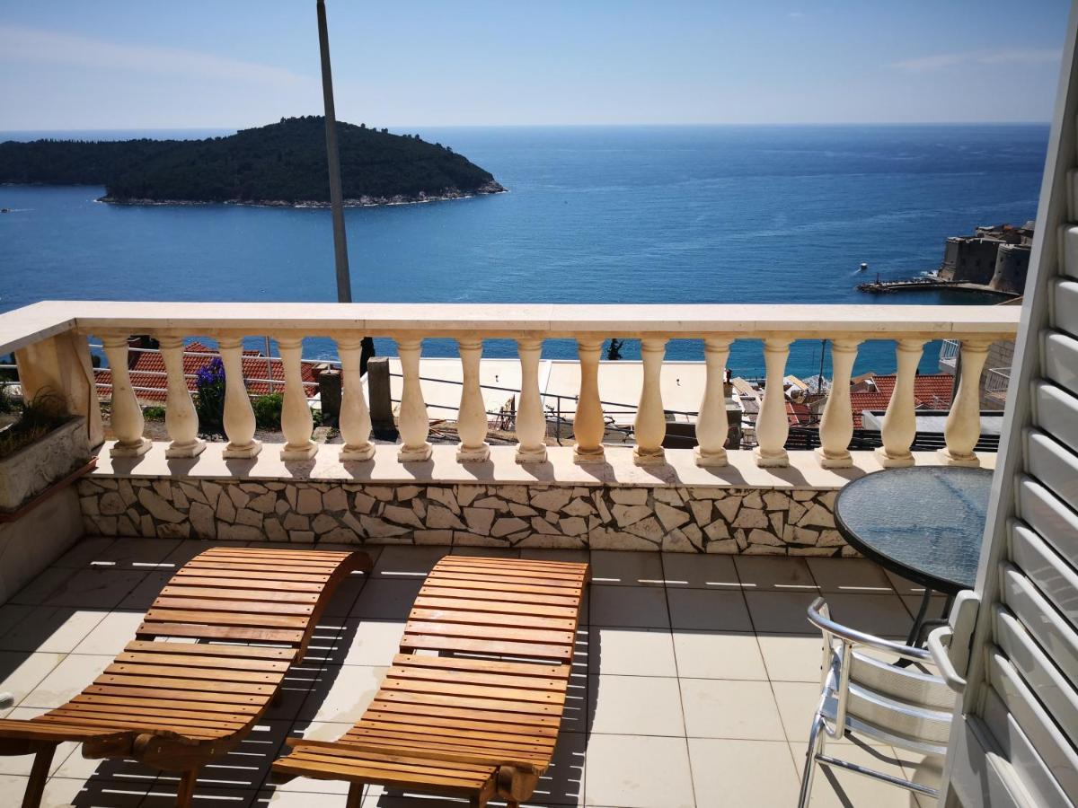 Panoramic Sea And Old Town View Dubrovnik Apartment Екстериор снимка