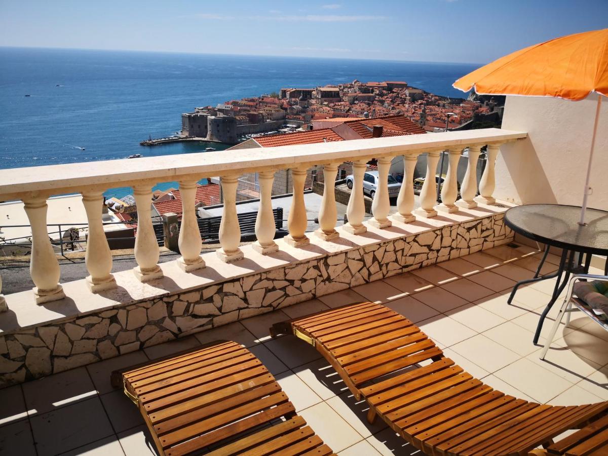 Panoramic Sea And Old Town View Dubrovnik Apartment Екстериор снимка