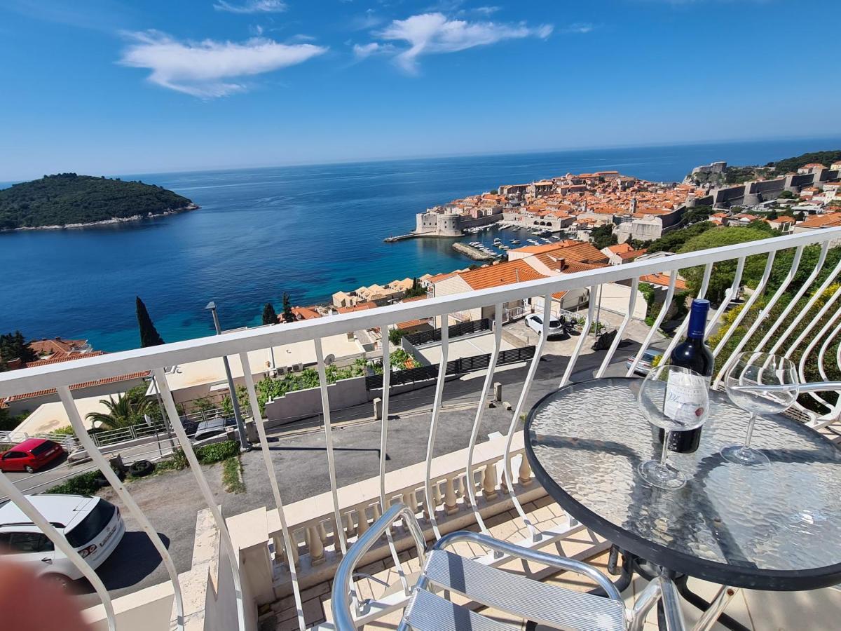 Panoramic Sea And Old Town View Dubrovnik Apartment Екстериор снимка