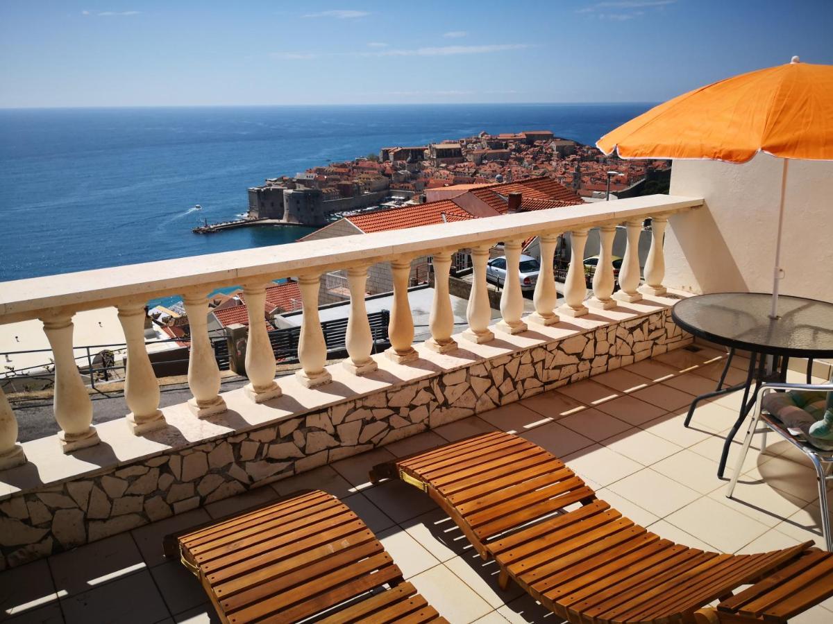 Panoramic Sea And Old Town View Dubrovnik Apartment Екстериор снимка
