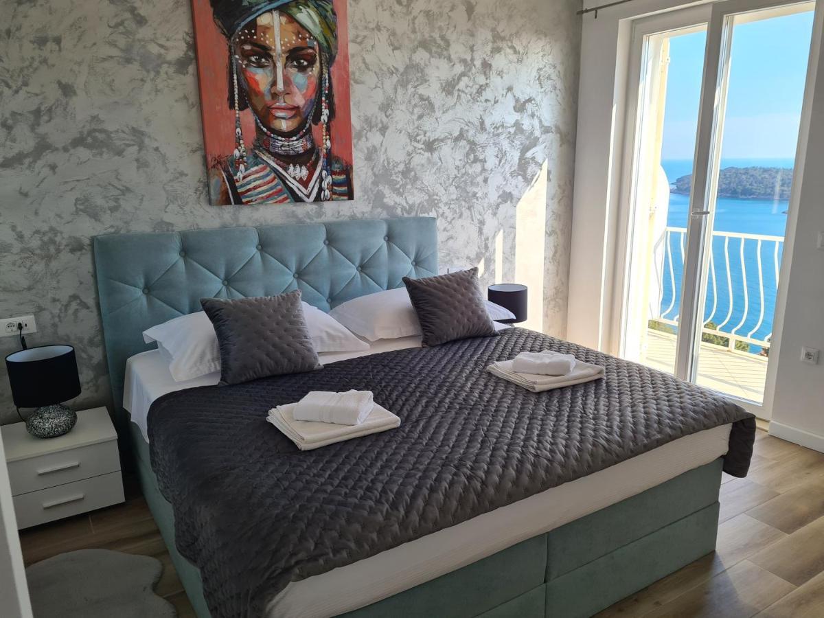 Panoramic Sea And Old Town View Dubrovnik Apartment Екстериор снимка